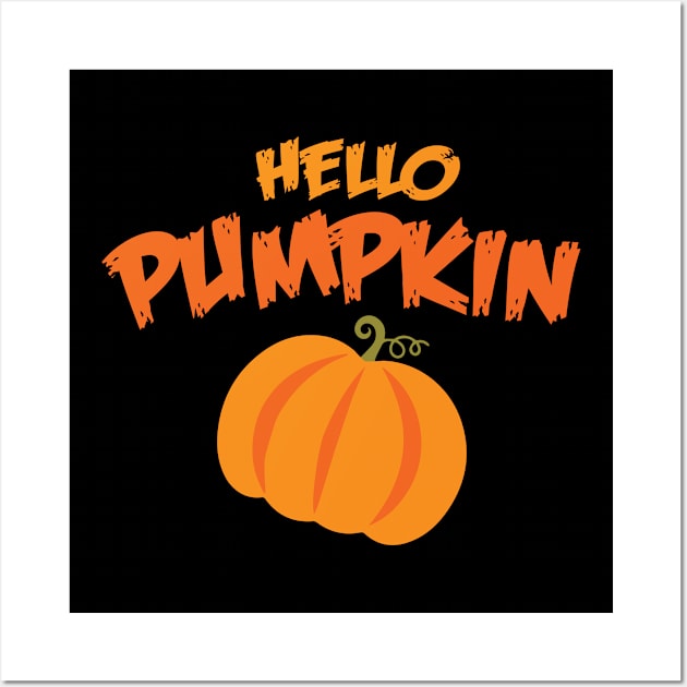 hello pumpkin Wall Art by GS